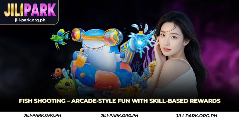fish shooting arcade-style fun with skill-based rewards
