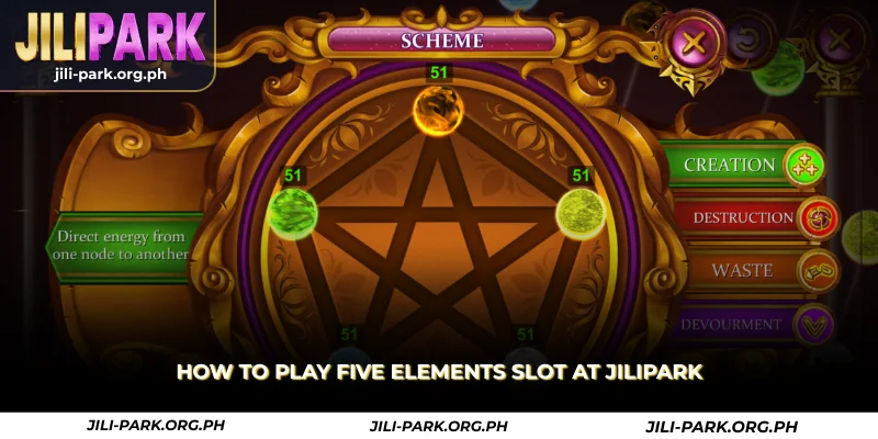 how to play five elements slot at jilipark